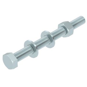 Zeskantbout moer en sluitring M12x130 staal VVE=20