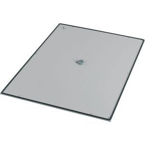 Dak- of bodemplaat aluminium 5mm gesloten IP55 BxD=600x800mm