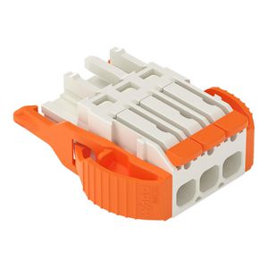1-draads female steker Hendel Push-in CAGE CLAMP li VVE=100