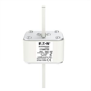 Zekering hoge snelheid 500A AC 690V 200kA size 3 67x92x15