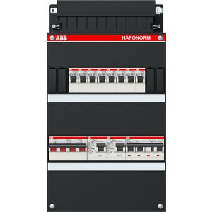 Groepenkast 8x achter 2x 30mA + HS + C 3-fasen