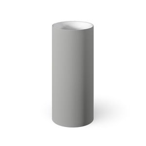 Mineral Pillar Round hoogte 90cm Matt Light Grey