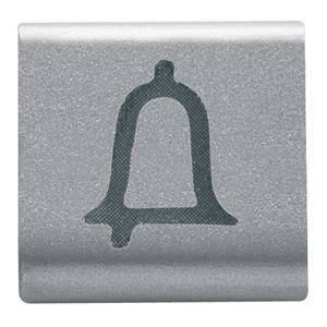 UITWISSELBARE DRUKKNOP-22 X 22 mm-BEL-TITANIUM-CHORU VVE=4