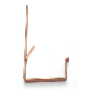 Bakgootbeugel B333 koper J-model/rechte staart metlip 30x5mm