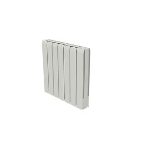 Elektr. radiator oliegevuld LAGO wit 580x580mm 1000W incl. geïnt. klokthermostaat