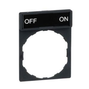 Schild 30x40mm etiket 8x27mm MarkeringOFF-ON VVE=10