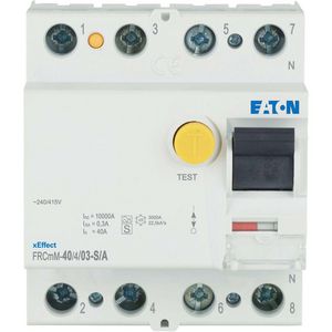 Aardlekschakelaar digi RCCB FRCMM 40A 4-polig 300mA 10kA S/A