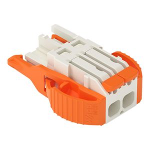 1-draads female steker Hendel Push-in CAGE CLAMP li VVE=100