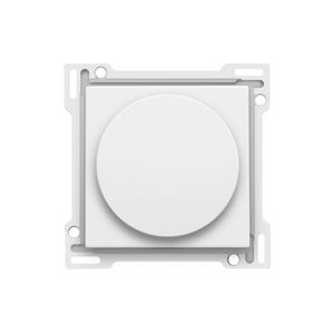 Afwerkingsset draaiknopdimmer/snelh.reg. incl.draaikn whitec