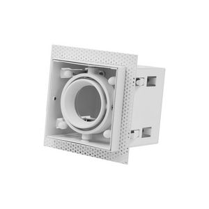 Inbouw/trimless armatuur 1x 50mm verstelbaar wit