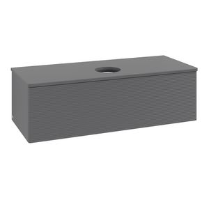 Wastafelonderkast Antao 1200x360x500mm Antr. Matt Lacquer K32110GK