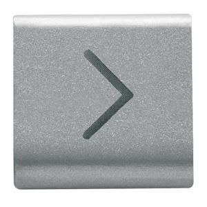 UITWISSELBARE DRUKKNOP-22 X 22 mm-HORIZONTAAL PIJLTJE- VVE=4