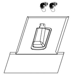 Dakpan aansluit rood