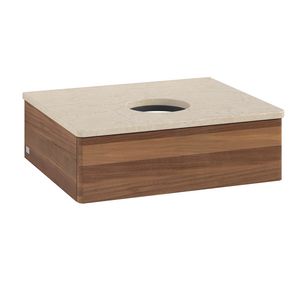 Wastafelonderkast Antao 600x190x500mm Warm Walnut K07013HM