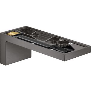 AXOR MyEdition baduitloop z. plaat Brushed Black Chrome