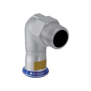 Puntknie 90° MAPRESS RVS GAS 15x1/2"bt.
