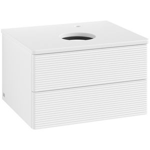 Wastafelonderkast Antao 600x360x500mm White Matt Lacquer K18150MT