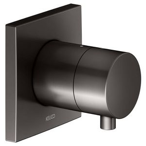 Stopkraan DN15 IXMO Comfort/rozet vierkant titaanzwart geb