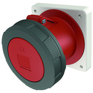 Inbouwwandcontactdoos 125A 4-polig  6H 400V IP67 +P