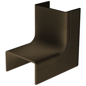 Doos a 2st Systeem25 binnenbocht met bodemstuk 25x13mm bruin