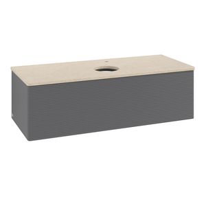 Wastafelonderkast Antao 1200x360x500mm Antr. Matt Lacquer K32153GK