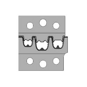 Matrijs voor krimpmachine adereindhulzen 10mm²/16mm²/25mm²