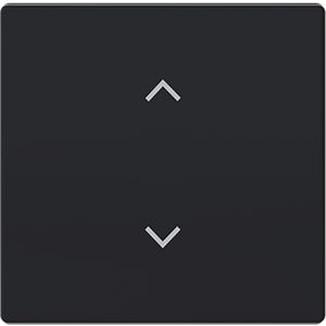 F@H BT FoH Bedieningswip 1-voudig jaloezie f-matzwart (6735-11-885)