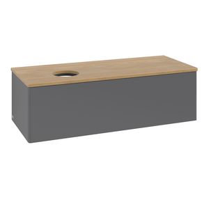Wastafelonderkast Antao 1200x360x500mm Antr. Matt Lacquer K33011GK