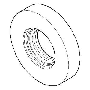 Rozet 45x9mm Champagne (22kt Goud)