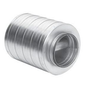 Geluidsdemper rond 315mm m. coulissen LDC-B 315-1200