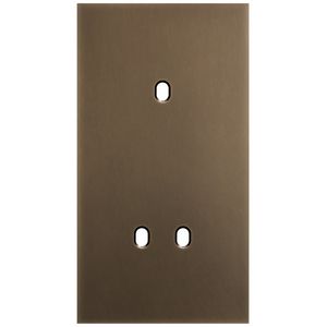 2-voudige afdekplaat Verticaal 71mm centerafstand voor een enkelv