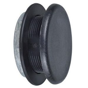 Blindstop Ø30mm Zwart Harmony 9001K