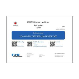 PLC software CoDeSys V3 Multi user voor: XC150, XC200, XC300