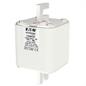 Zekering hoge snelheid 1100A AC 1250V 100kA size 3 76x90x