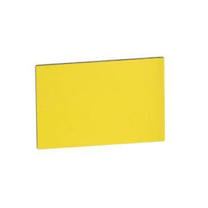 Etiket 18x27mm schild 30x50mm Wit/geel XB4/XB5 VVE=10