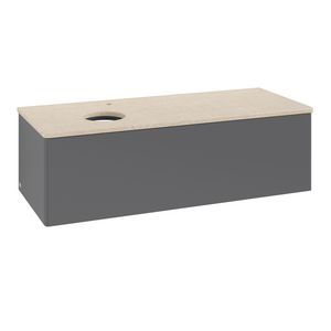 Wastafelonderkast Antao 1200x360x500mm Antr. Matt Lacquer K33053GK