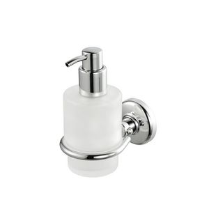 Zeepdispenser 200ml. met wandhouder chroom HOTEL