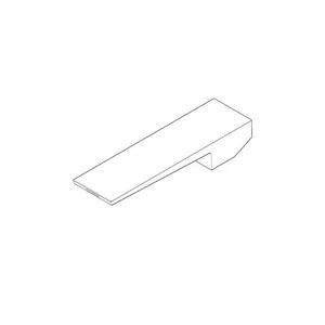 Greep wastafel staand Hendel 47x22x186mm champ.