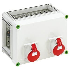 Contactdoos behuizing IP44 IK08 01048001