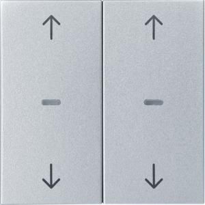 Drukknopmodule afdekking 2-v pijlsymbool berker S.1/B.3/B.7