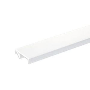 MP4 LED-opbouwprofiel 200cm wit RAL 9005 LED-strips max.10mm