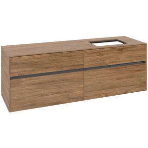 Wastafelonderkast Collaro 1600x548x500mm Oak.Kans C12200RH