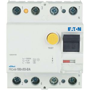 Aardlekschakelaar digi RCCB FRCMM 100A 4-polig 300mA 10kA S/A