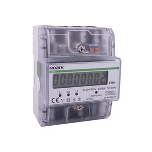 Energy Meter 3P 4-module 80A 1-tarief LCD display