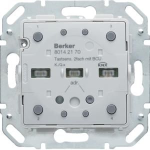 Drukknopmodule 2-v geintegreerde busaankoppelaar K/Q