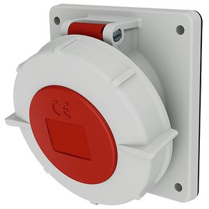 Inbouwwandcontactdoos 32A 5-polig  6H 400V IP67