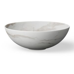 Opzetwaskom CERAMIC RAW Ø400mm Calacatta