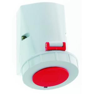 Wandcontactdoos 9h 16A 3P 400V IP67 87x64