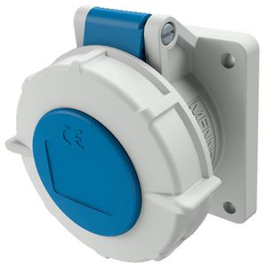 Inbouwwandcontactdoos 16A 4-polig  9H 230V IP67 TwinCONTACT