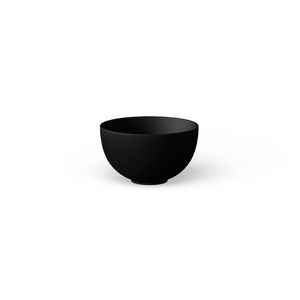 Opzetwaskom CERAMIC SMALL Ø230mm mat zwart grijs
